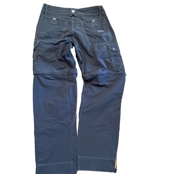 Kuhl Renegade Convertible Stealth Gray Hiking Outdoors Pants Mens 32x32 Zip Off - Picture 3 of 16